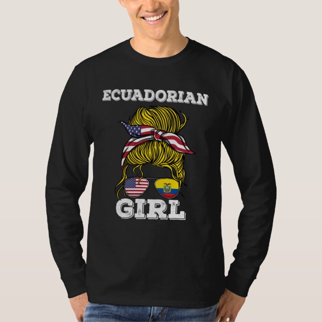 Camiseta Ecuadorian Girl Ecuador Roots (Anverso)