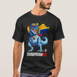 Camiseta ECUADORIANRex Orgulloso Bandera ECUADORIANA Fun Di