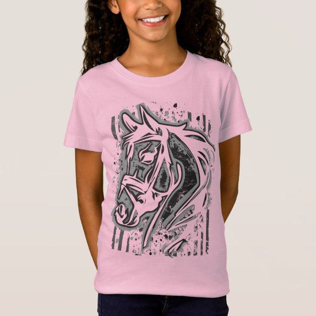 Camiseta Ecuestre - Cabeza de caballo - Cabeza de caballo (Anverso)