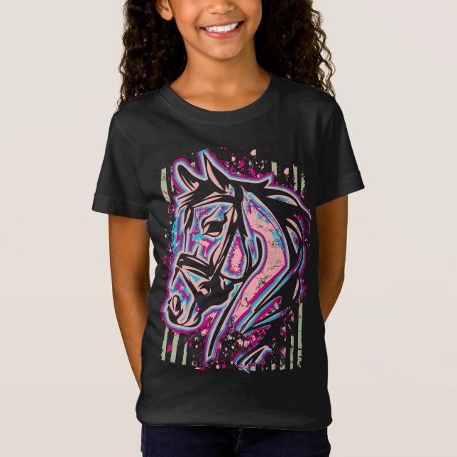 Camiseta Ecuestre - Cabeza de caballo - Cabeza de caballo m (Anverso)