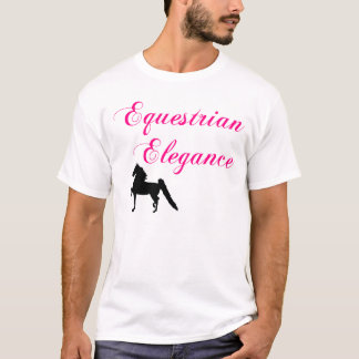 Camiseta ecuestre de la elegancia
