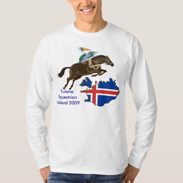 Camiseta ecuestre de Tulane Islandia (Anverso)