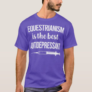 Camiseta Ecuestrianismo antidepresivo Caballo Ridin