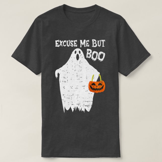 Camiseta Ecume but Boo Gracioso Fantasma Graciosa Halloween (Diseño del anverso)