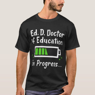 Camiseta Ed D Médica De Doctorado En Educación