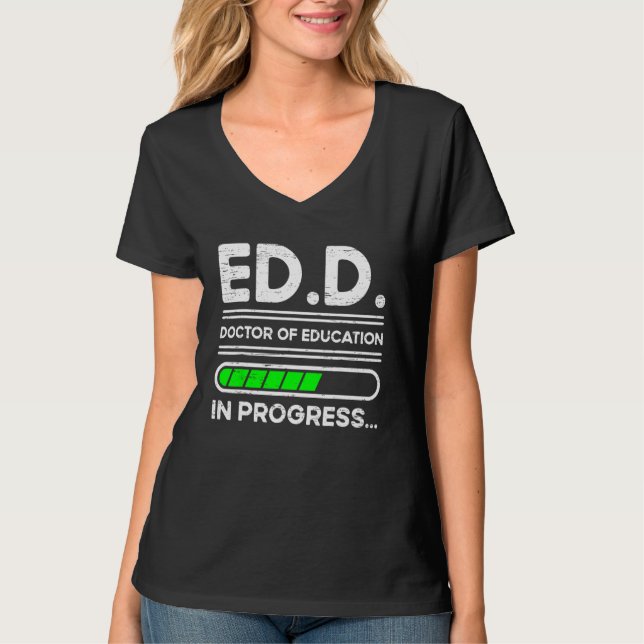 Camiseta Ed.D. Médica de Educación en Curso (Anverso)