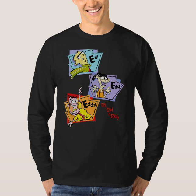 Camiseta Ed Edd N Eddy Paneles De Grupo Basados En Un Grupo (Anverso)