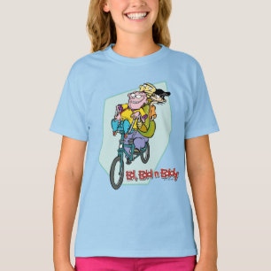 Camiseta Ed, Edd, y Eddy en una bicicleta