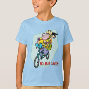 Camiseta Ed, Edd, y Eddy en una bicicleta