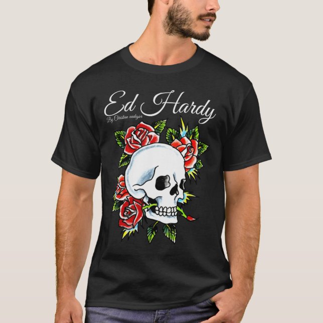 Camiseta Ed Hardy Classic Tshirt Design 01 Medium (Anverso)