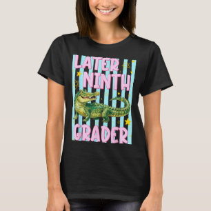Camiseta Ed Más Tarde Estudiante De Noveno Grado Caimán Fin