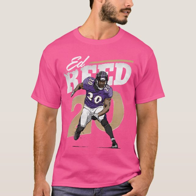 Camiseta Ed Reed Baltimore Retro (Anverso)
