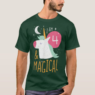 Camiseta Edad 4 Años Nacimiento De Animales Cute