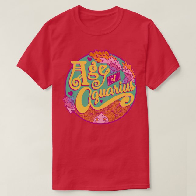 Camiseta Edad de Aquarius (Diseño del anverso)