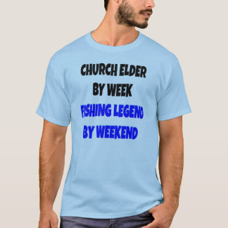 Camiseta Edad de la iglesia de la leyenda pesquera