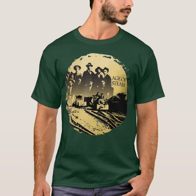 Camiseta Edad de vapor - Diseño de juegos de mesa - Tableto (Anverso)