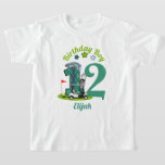 Camiseta Edad del Fiesta de golf de Birthday Boy Shirt<br><div class="desc">Celebrar el primer cumpleaños del bebé con esta camiseta especial,  diseño especial y personalizado</div>