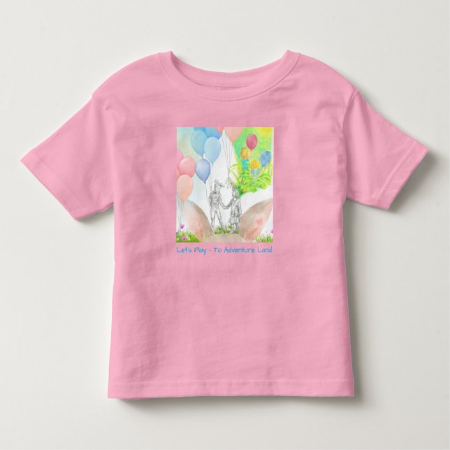 Camiseta Edades 2-6 años Let's Play - Aventura Lan (Anverso)