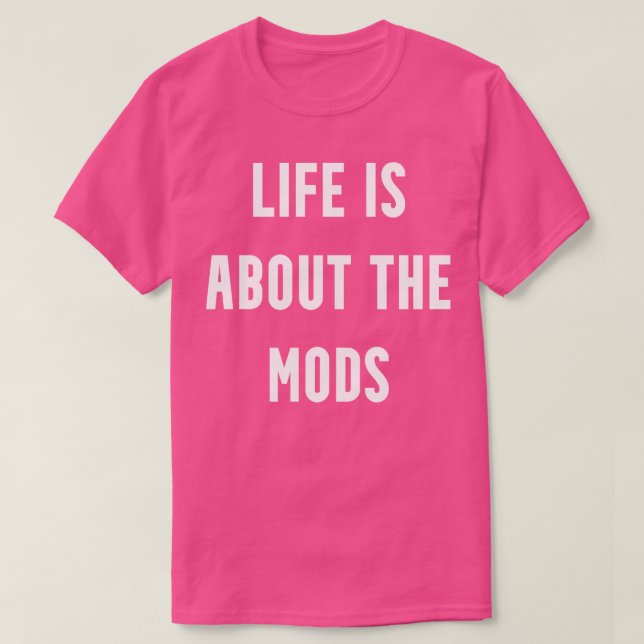 Camiseta EDC Life se trata de los modos (Diseño del anverso)
