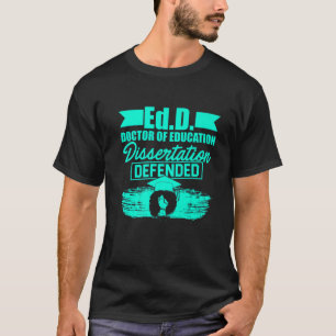 Camiseta Edd Médica De Educación Defendió Al Graduado De