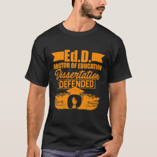 Camiseta Edd Médica De Educación Defendió Al Graduado Del D