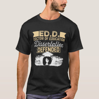 Camiseta Edd Médica De Educación Defendió Al Graduado Del D