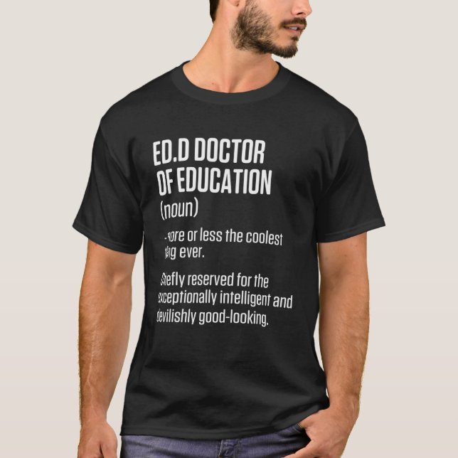 Camiseta Edd Médica De Educación Doctorado (Anverso)