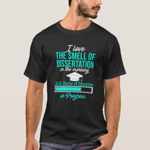 Camiseta Edd Médica De Educación Doctorado En Disertación