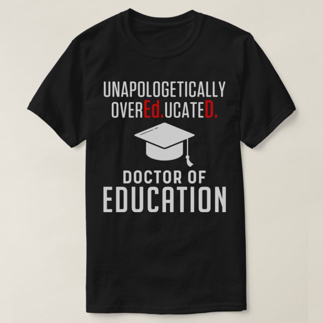 Camiseta EdD Médica de Educación Doctorado Pullo (Diseño del anverso)