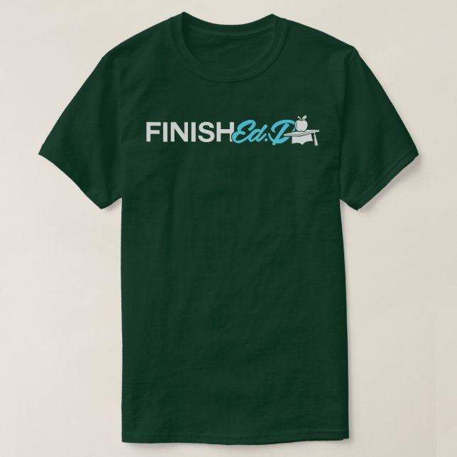 Camiseta EdD Médica de Educación Finalizar Doctorado Gradua (Diseño del anverso)