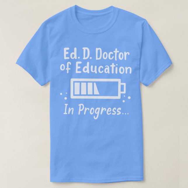 Camiseta EdD Médica de Educación Graduación Doctoral (Diseño del anverso)