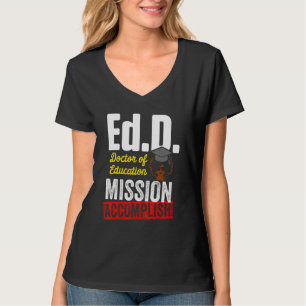 Camiseta Edd Médica De Educación Logra Doctorado Gradu