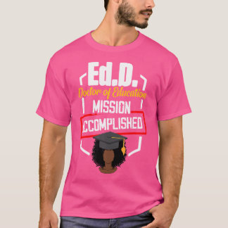 Camiseta Edd Médica De Educación Logra Doctorado Gradu