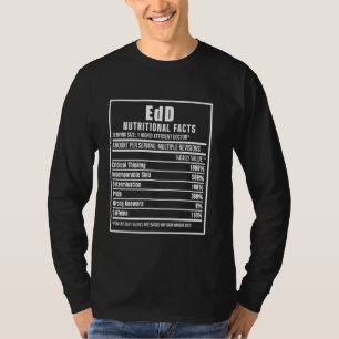 Camiseta Edd Médica De Educación Nutrición Doctorado Gradua