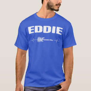 Camiseta Eddie Guitar Corazón Latebeat Música Guitarrista R