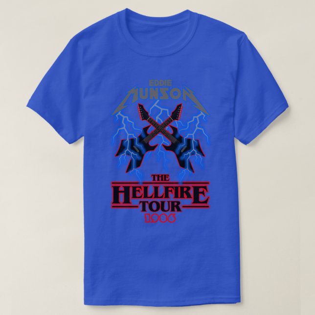 Camiseta Eddie Munson Hellfire Tour (Diseño del anverso)