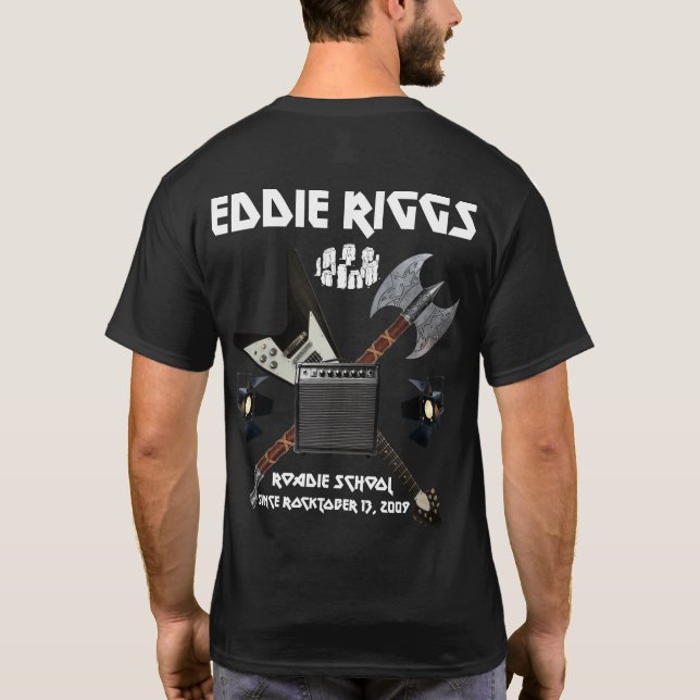 Camiseta Eddie Riggs Roadie School Brutal Legend Shirt (Reverso)