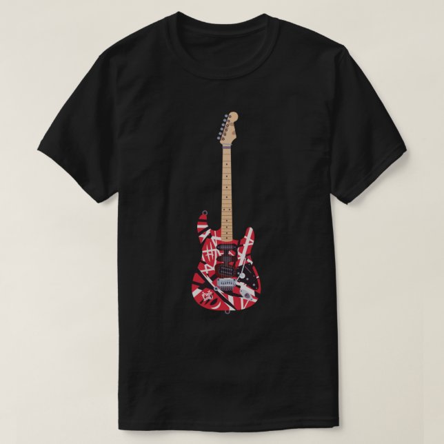 Camiseta Eddie Van Halen Frankenstrat Magnet1 (Diseño del anverso)