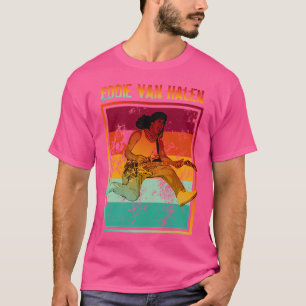 Camiseta Eddie Van Halen Retro Poster Legendario