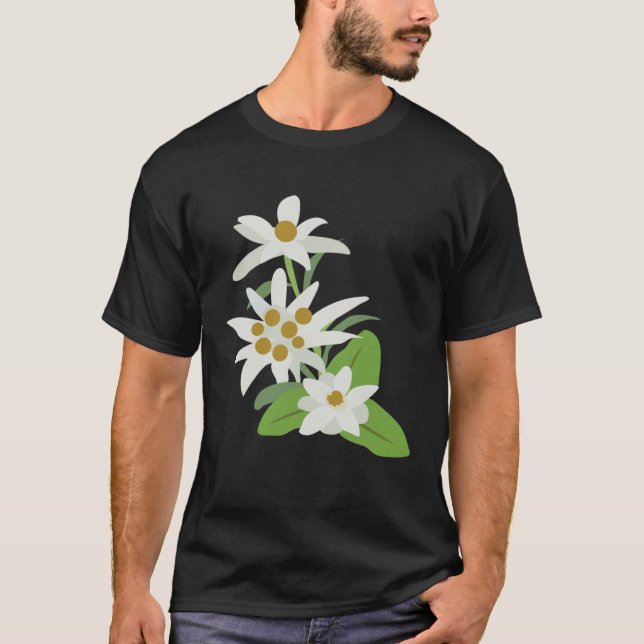 Camiseta Edelweiss Flower Mountain Flowers Switzerland Aust (Anverso)