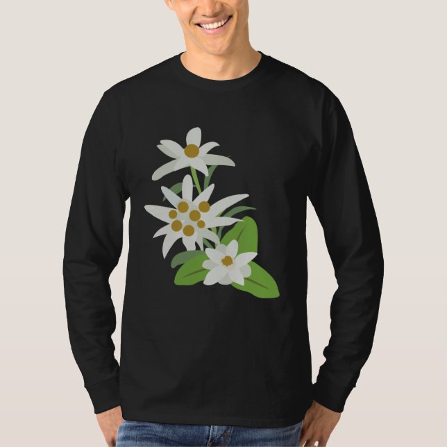 Camiseta Edelweiss Flower Mountain Flowers Switzerland Aust (Anverso)