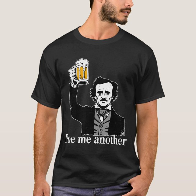 Camiseta Edgar Allan E Me Another Raven Nevermore Gothic Gi (Anverso)