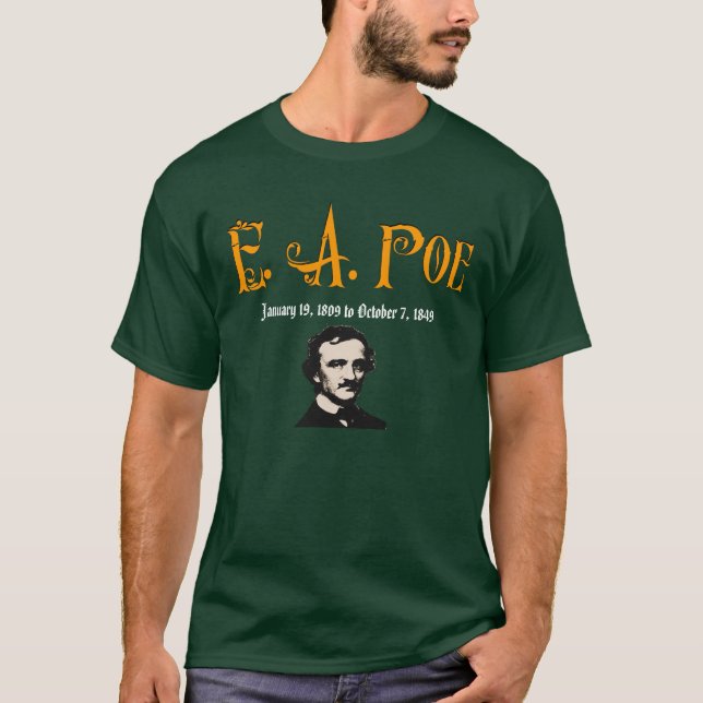 Camiseta Edgar Allan Poe (Anverso)