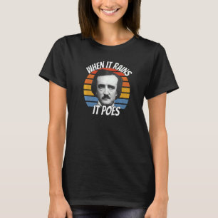 Camiseta Edgar Allan Poe Cuando Llueve