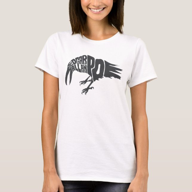 Camiseta Edgar Allan Poe - el cuervo (Anverso)