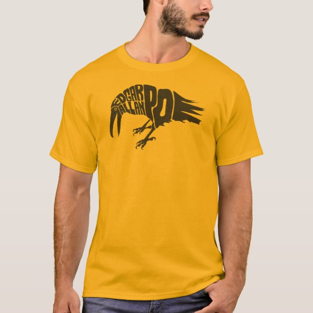 Camiseta Edgar Allan Poe - el cuervo (Anverso)