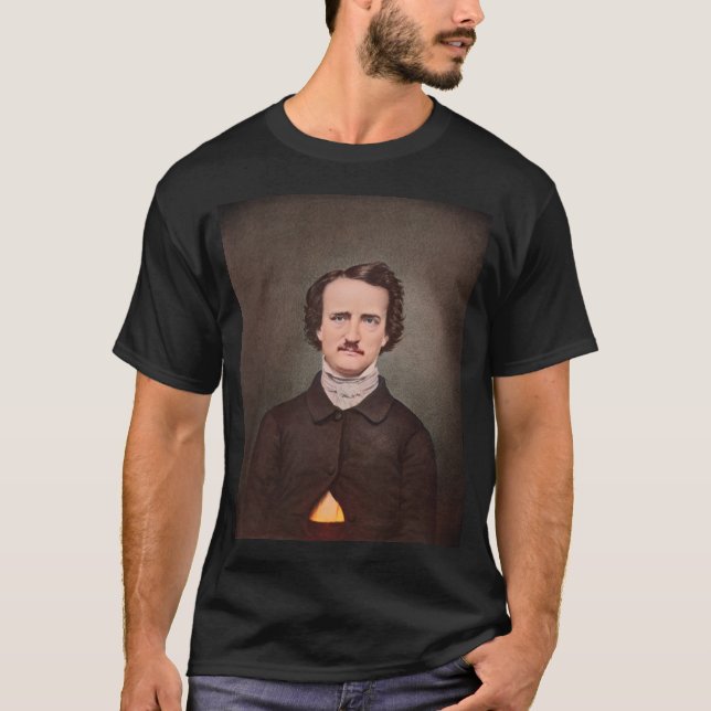 Camiseta Edgar Allan Poe en color (Anverso)