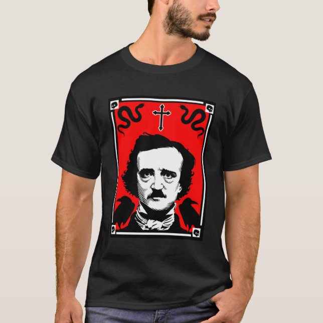 Camiseta Edgar Allan Poe original (Anverso)