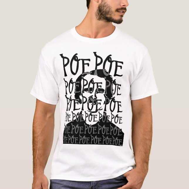 Camiseta Edgar Allan Poe Poe Poe Poe (Anverso)