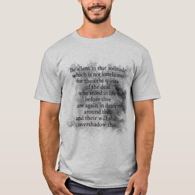 Camiseta Edgar Allan Poe Spirits of the Dead Halloween Poem (Anverso)